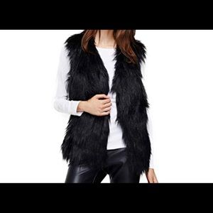 Faux fur vest